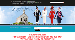 Desktop Screenshot of churchsuits.com