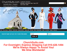 Tablet Screenshot of churchsuits.com
